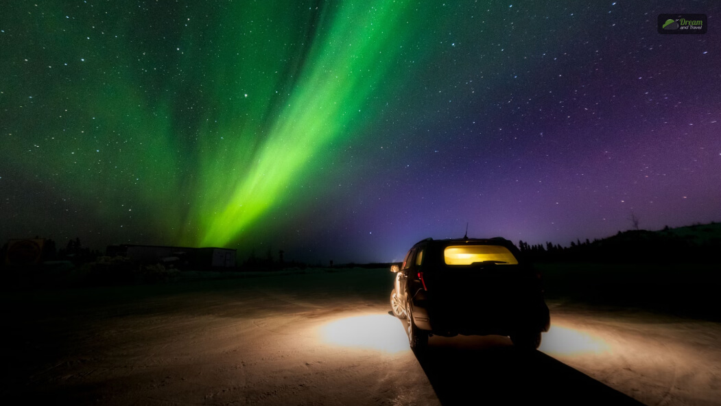 Watching The Northern Lights & Bathing In Hot Springs In Fairbanks