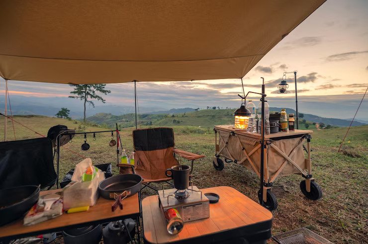 Glamping Cooking