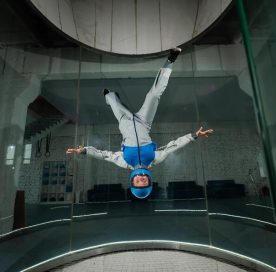 First Indoor Skydiving Experience At CLYMB Abu Dhabi