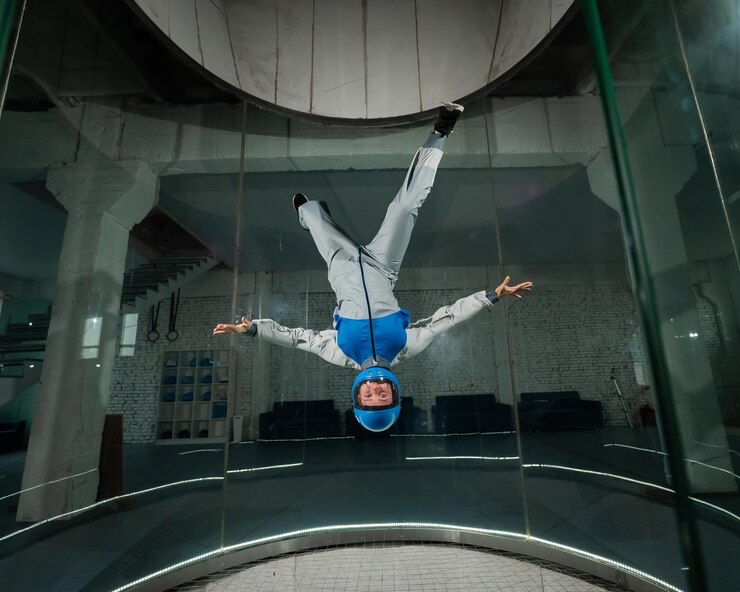 First Indoor Skydiving Experience At CLYMB Abu Dhabi