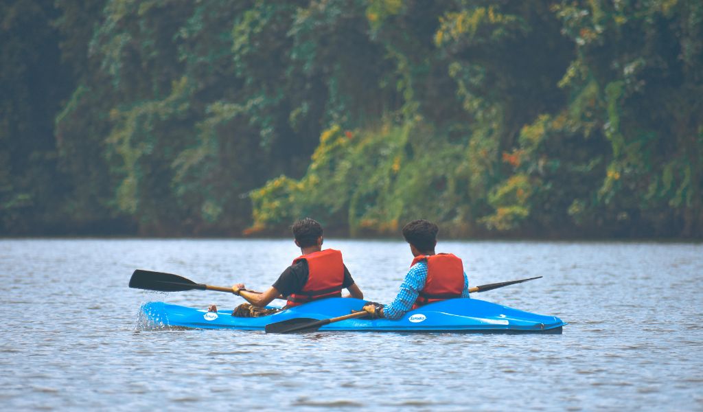 Kayaking trip with family