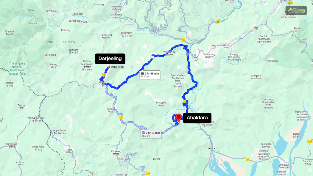 How To Reach Ahaldara From Darjeeling_