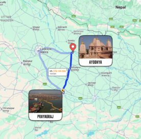 Prayagraj To Ayodhya Distance