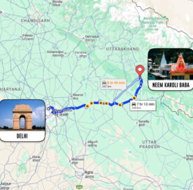 Delhi To Neem Karoli Baba Distance